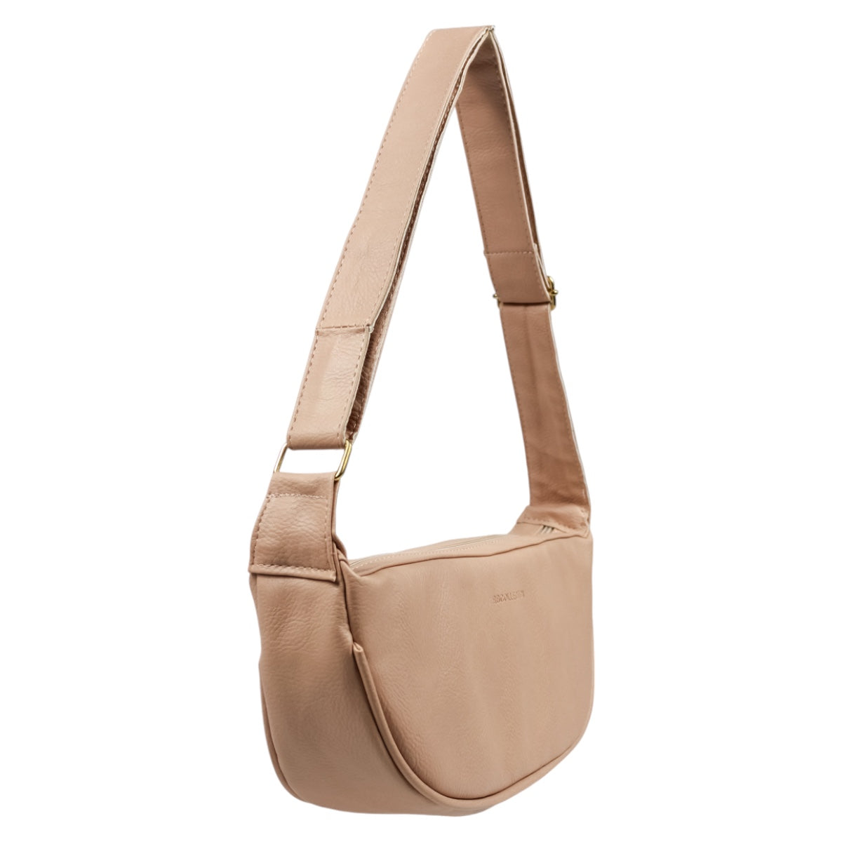 Foto 4 pulgar | Bolso Crossbody Exterior Piel Vegana Color Beige  Para Mujer De Rbcollection