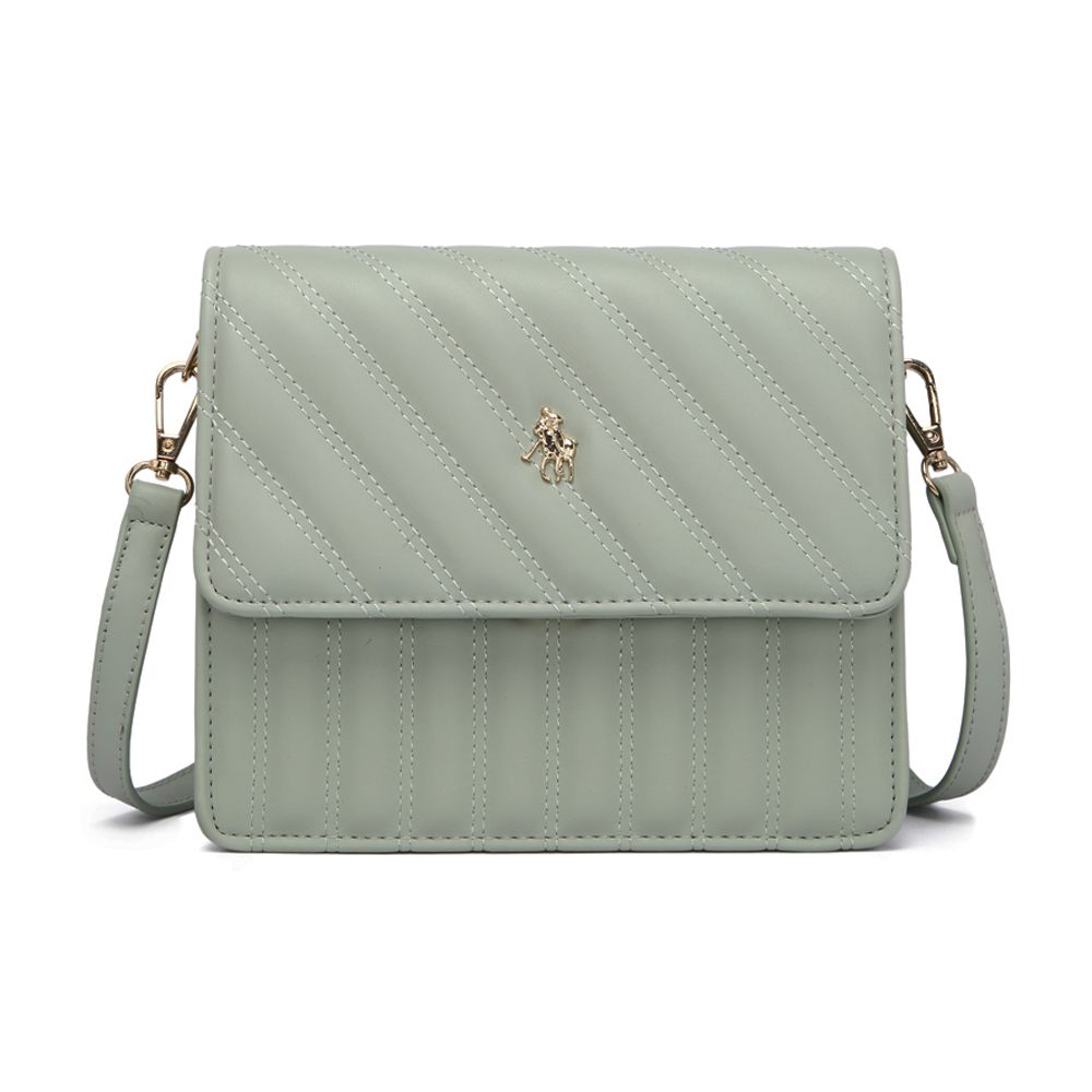 Bolsa Crossbody HPC Polo Verde Olivo Capitonada