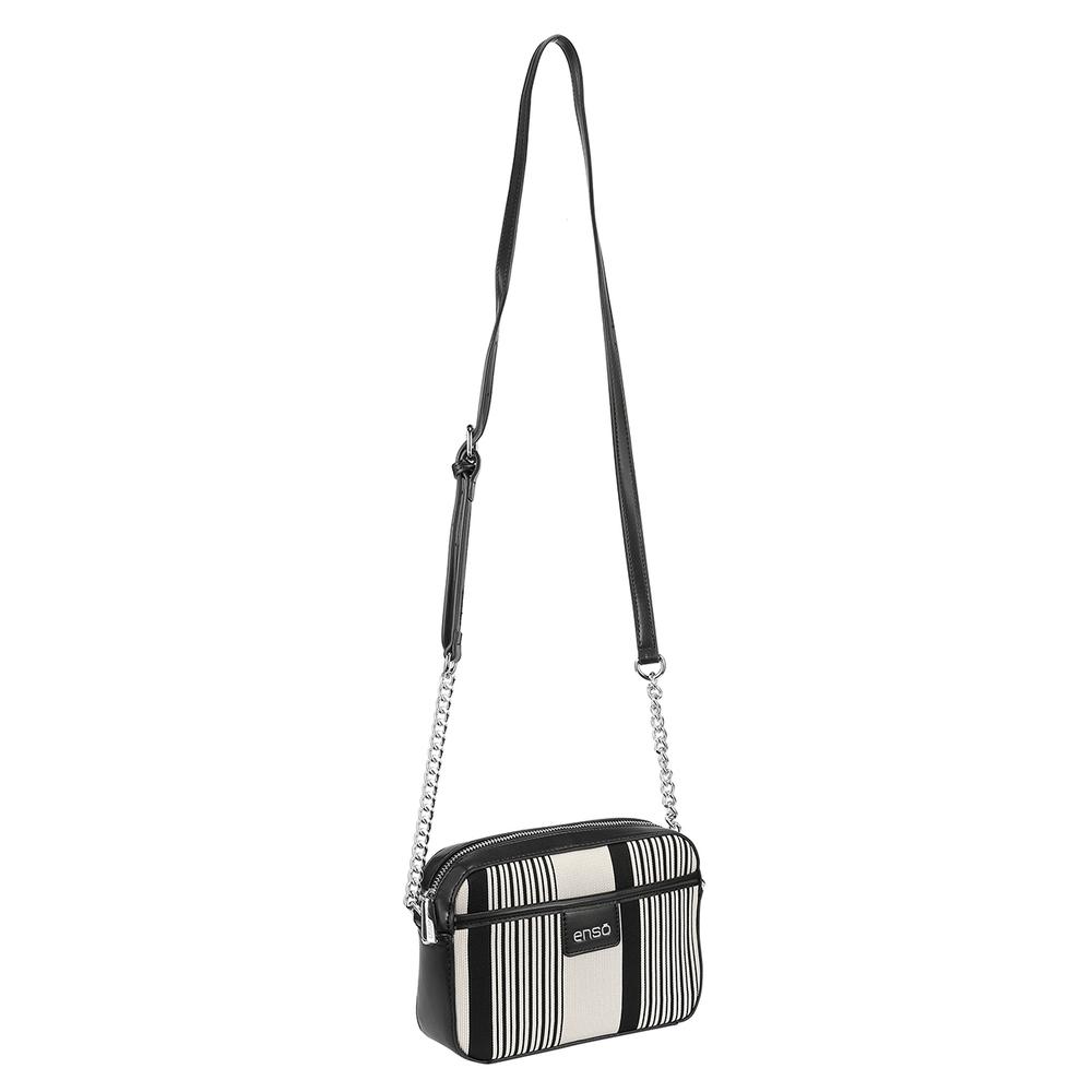 Foto 7 pulgar | Bolsa Crossbody Enso Mujer Eb243312cbbe Negro/beige Negro