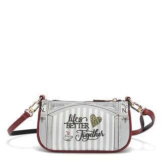 Foto 3 | Set De 2 Pz/ Bolsa Y Tarjetero Nicole Lee Estampada Akiko