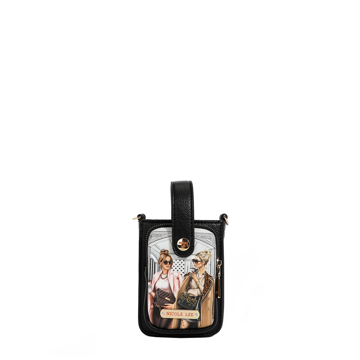 Foto 1 | Bolsita Para Celular Nicole Lee Estampada Ladies Night Fw224