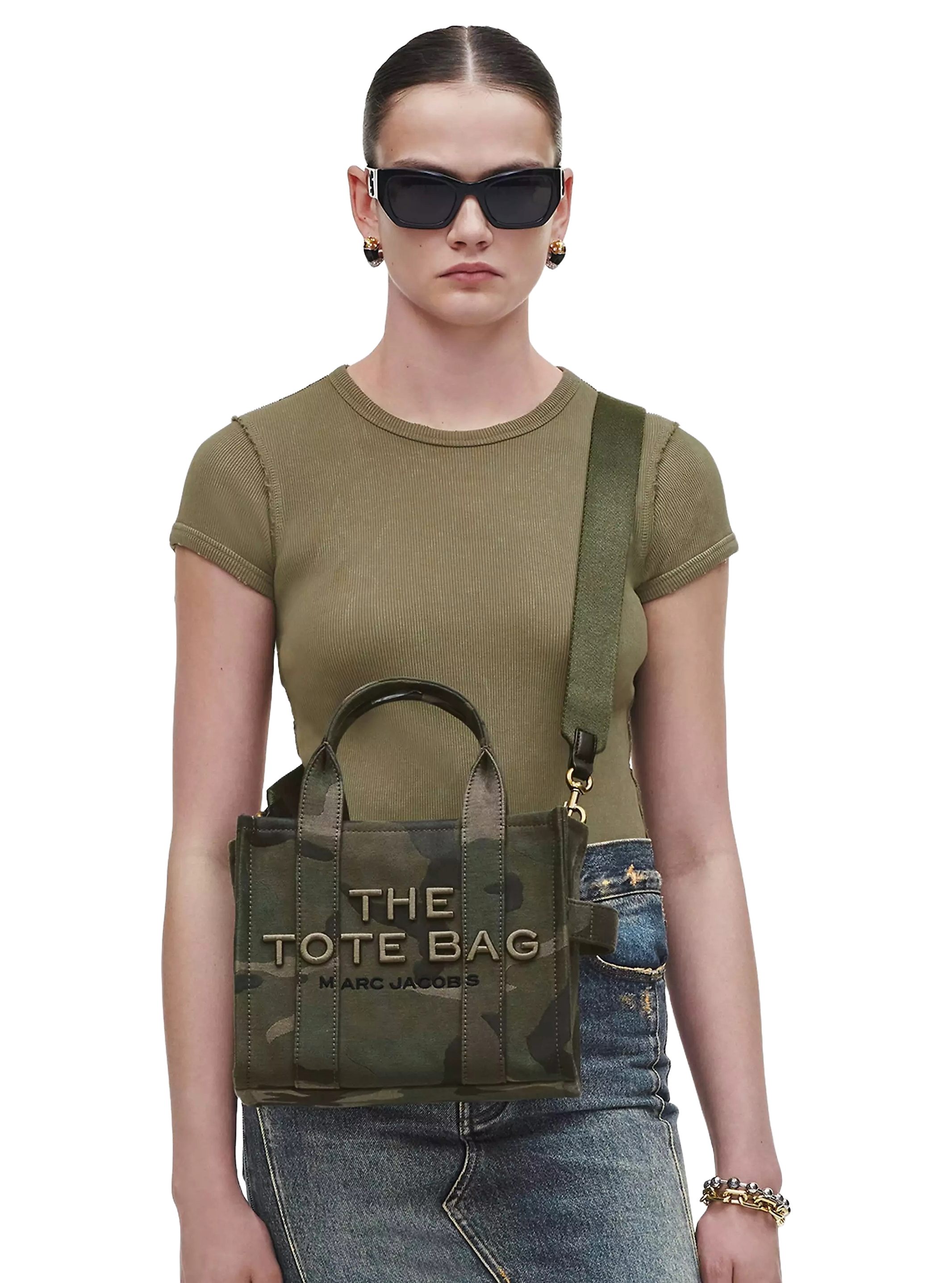 Foto 6 pulgar | Bolsa Marc Jacobs Mini Tote 2s4htt003h03 304 Verde Militar