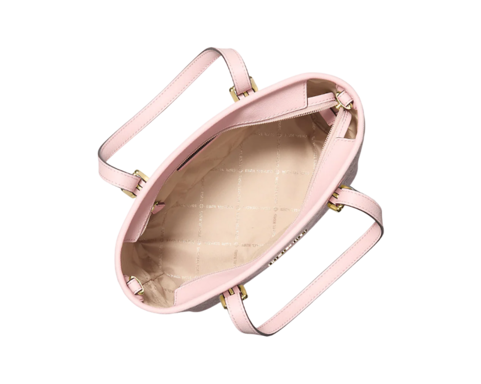 Foto 4 pulgar | Bolsa Michael Kors Jet Set Travel Extra-small Logo Top 35t9gtvt0b Blanca