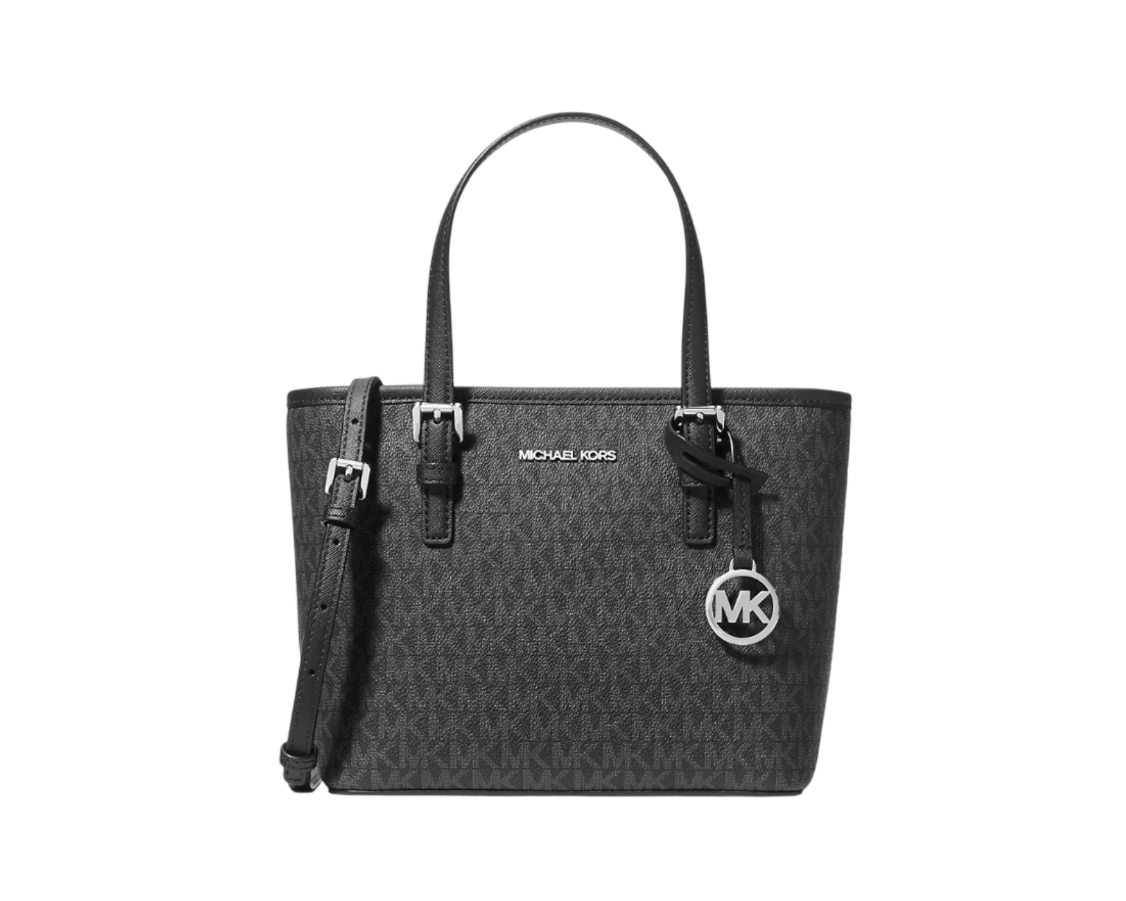 Bolsa Michael Kors Jet Set Travel Extra-small Top-zip 35t9gtvt0b Negra