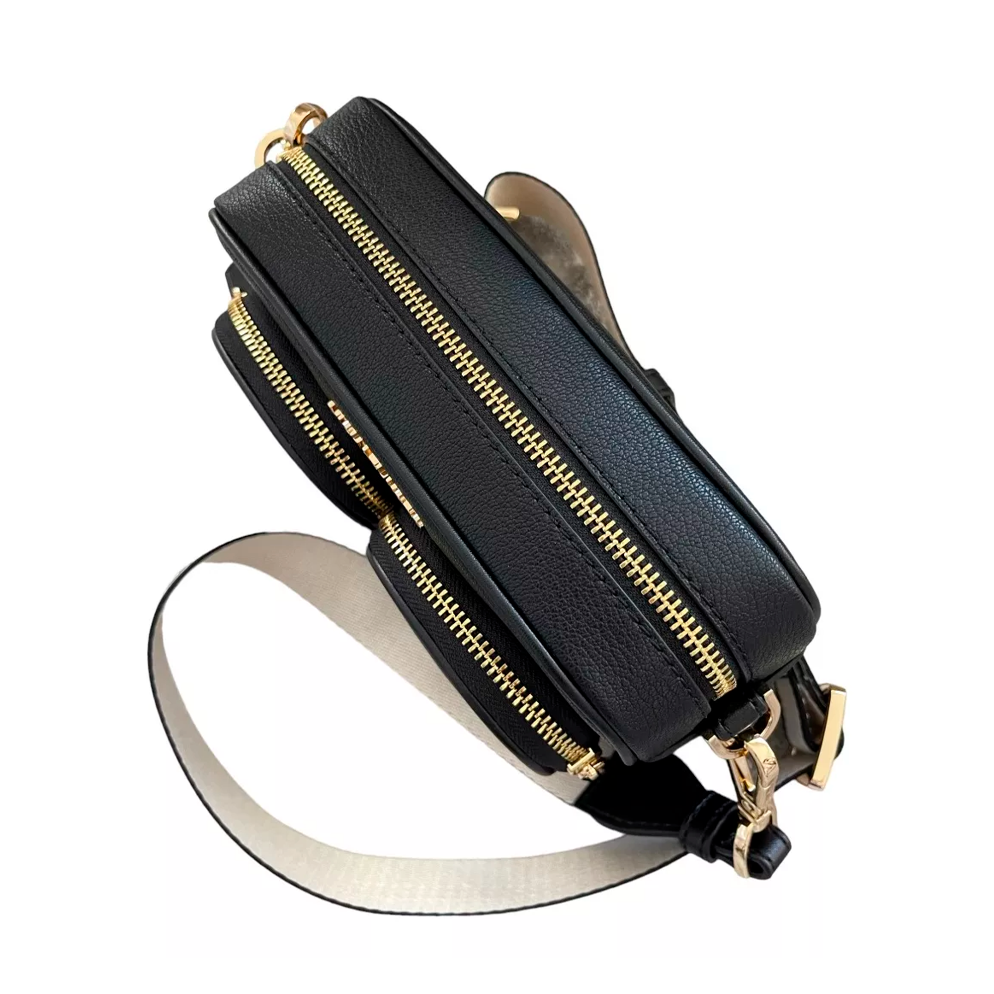 Foto 4 pulgar | Bolsa Michael Kors Jet Set Medium Crossbody Airpods 35s2gtt6l Color Negro