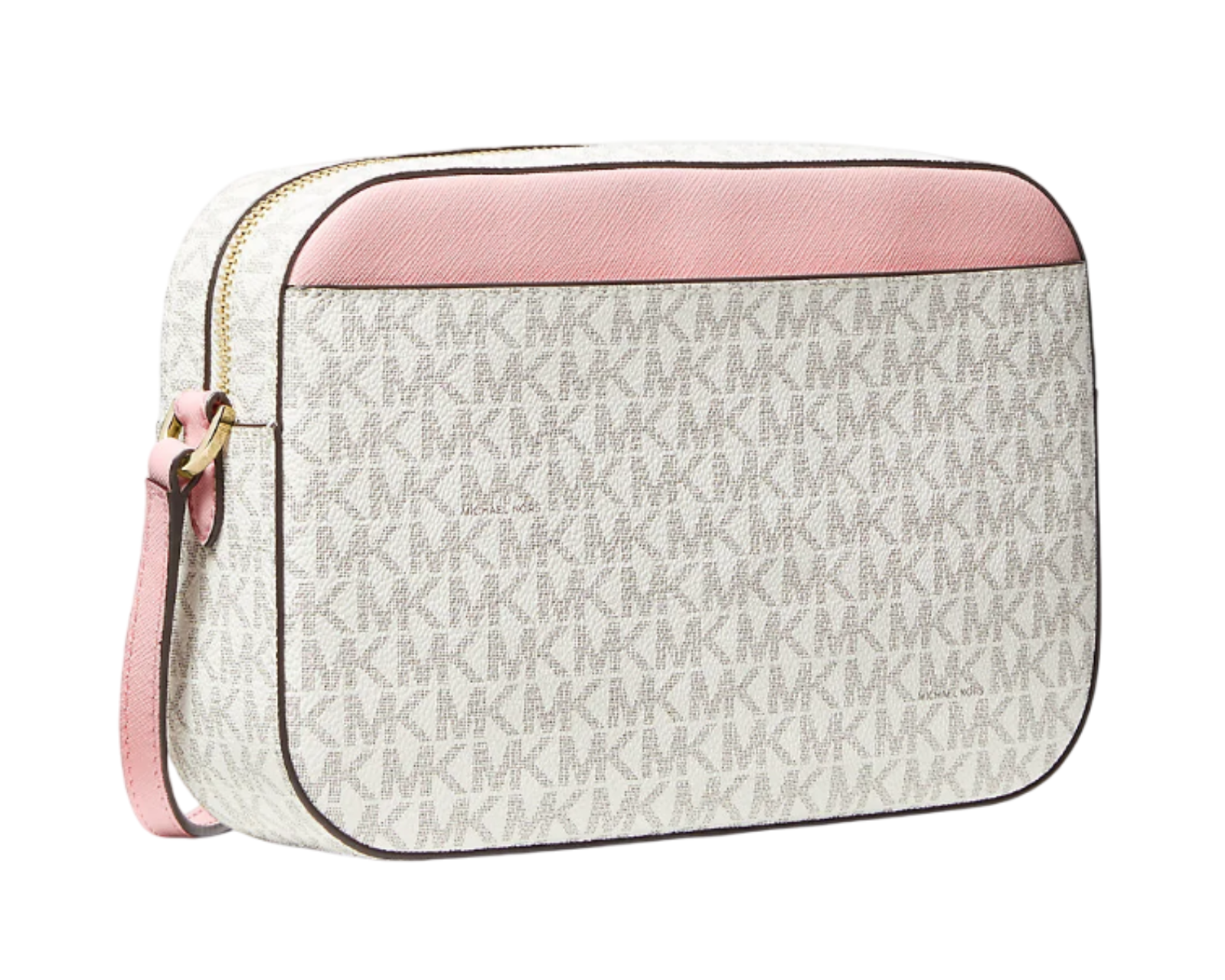 Foto 3 pulgar | Bolsa Michael Kors Jet Set Large Logo Crossbody Bag 35s1gttc9b Rosa Vanilla