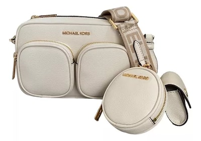 Foto 1 | Bolsa Michael Kors Jet Set Medium Crossbody Airpods 35s2gtt6l Beige