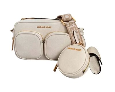 Foto 2 | Bolsa Michael Kors Jet Set Medium Crossbody Airpods 35s2gtt6l Beige