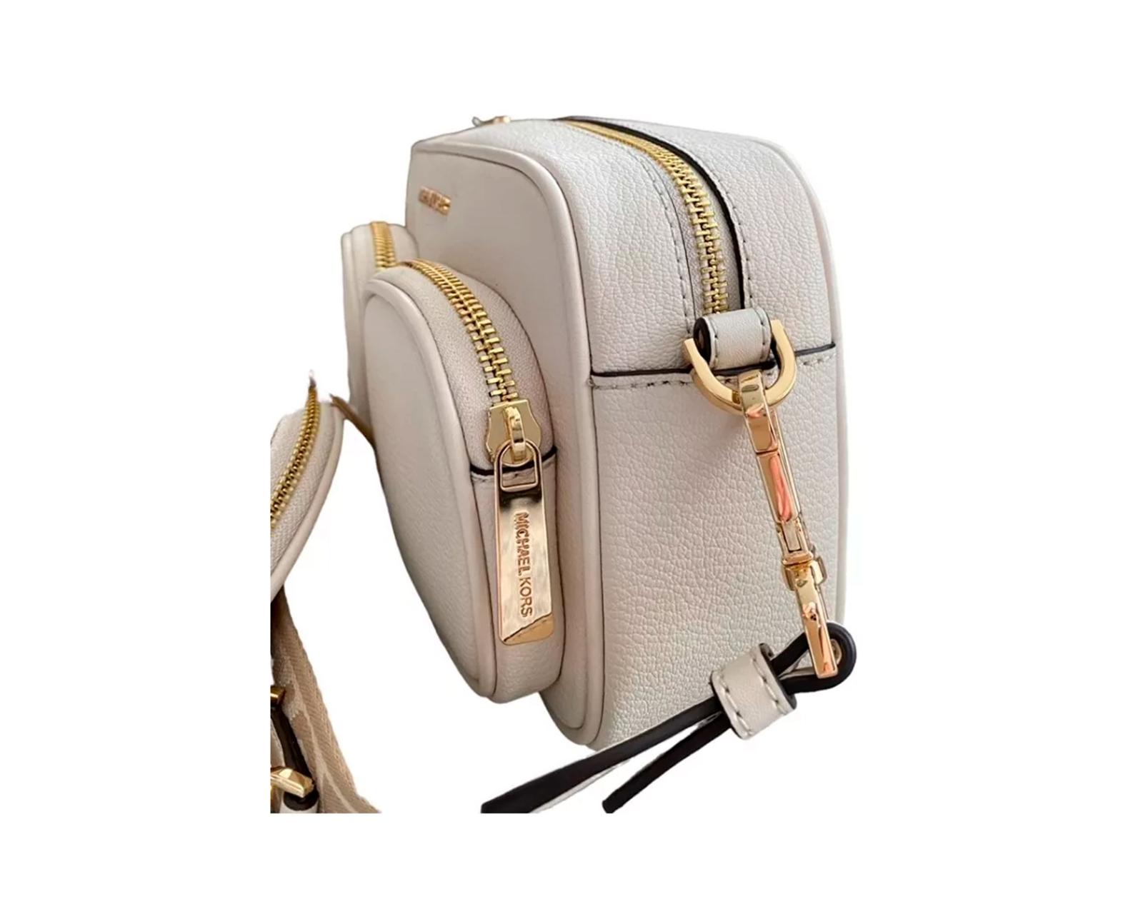 Foto 5 | Bolsa Michael Kors Jet Set Medium Crossbody Airpods 35s2gtt6l Beige