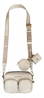 Foto 7 | Bolsa Michael Kors Jet Set Medium Crossbody Airpods 35s2gtt6l Beige