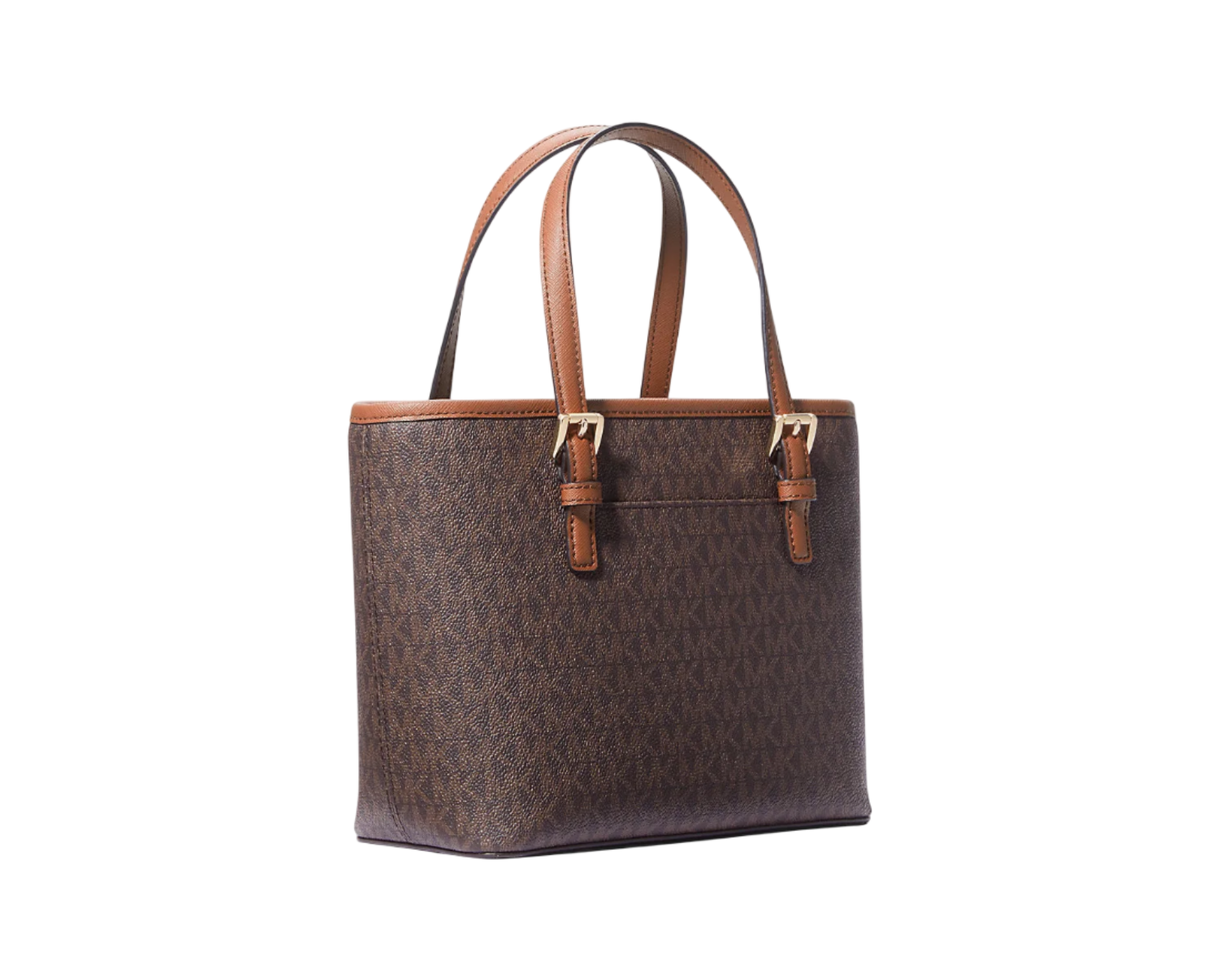 Foto 2 | Bolsa Michael Kors Jet Set Travel Extra-small Logo Top-zip Tote Bag 35t9gtvt0b Café
