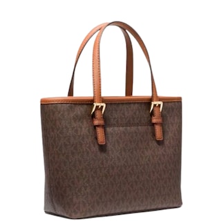 Foto 2 | Bolsa Michael Kors Jet Set Travel Extra-small Logo Top-zip Tote Bag 35t9gtvt0b Café