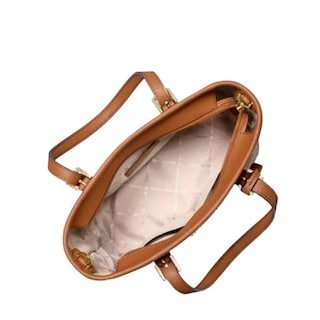 Foto 3 | Bolsa Michael Kors Jet Set Travel Extra-small Logo Top-zip Tote Bag 35t9gtvt0b Café