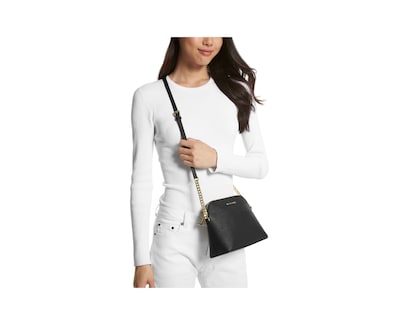 Foto 3 | Bolsa Michael Kors Jet Set Medium Crossbody Dome 35f1gtvc6t Negra