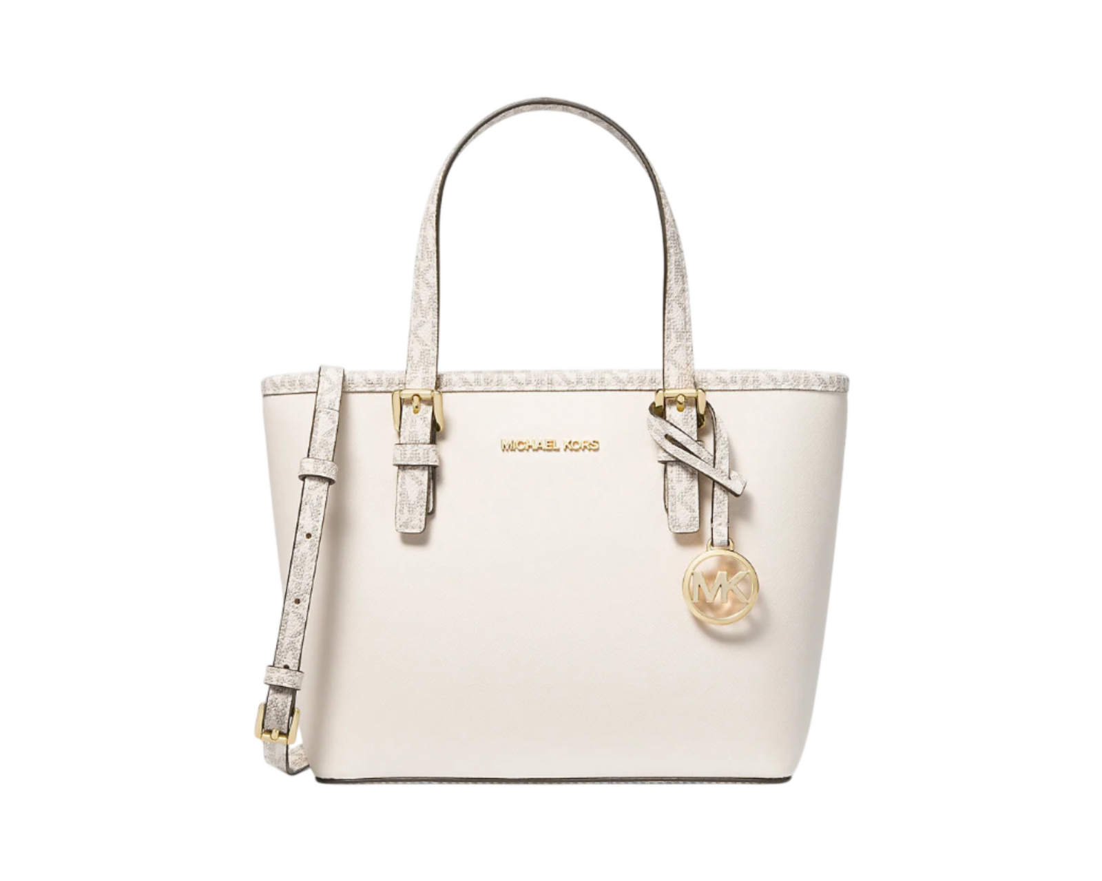 Foto 2 pulgar | Bolsa Crossbody Michael Kors Jet Set Travel Bag 35hgtvt0l Blanca