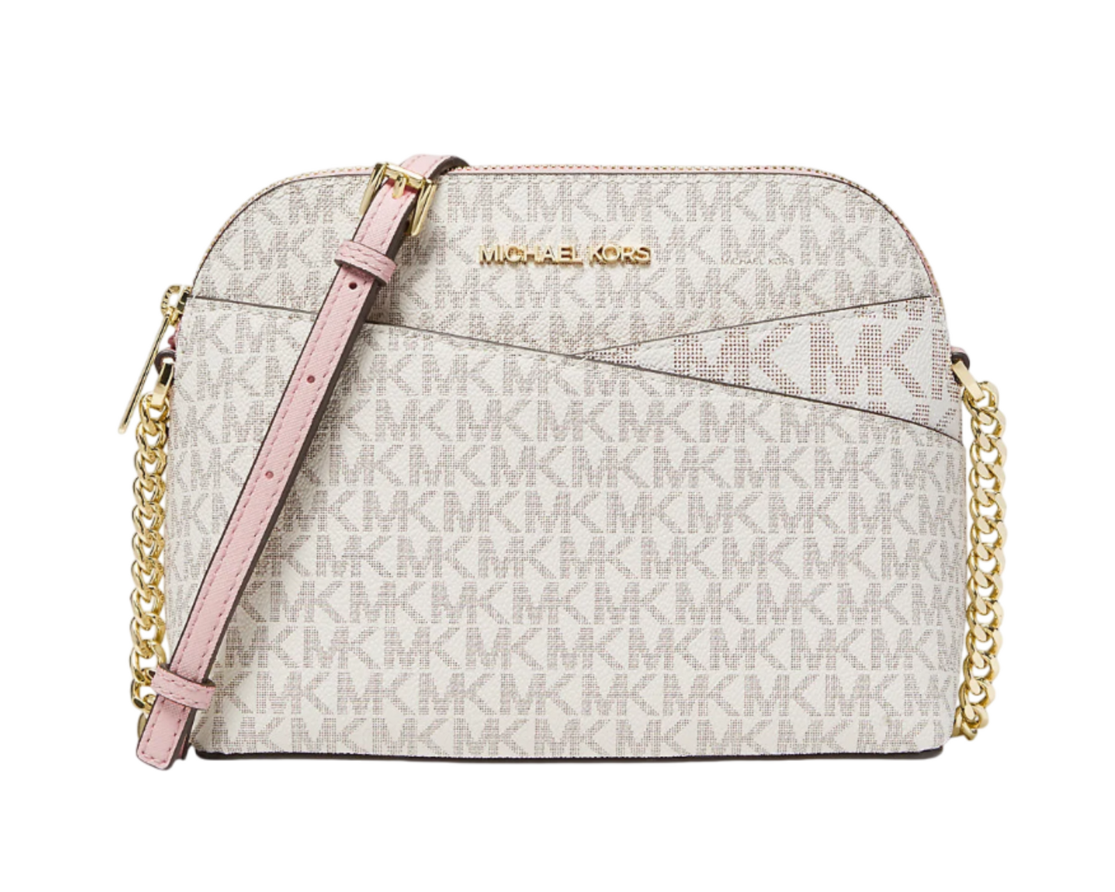 Foto 1 | Bolsa Crossbody Michael Kors Jet Set Travel Logo Dome 35f1gtvc6b Blanca