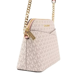 Foto 3 | Bolsa Crossbody Michael Kors Jet Set Travel Logo Dome 35f1gtvc6b Blanca