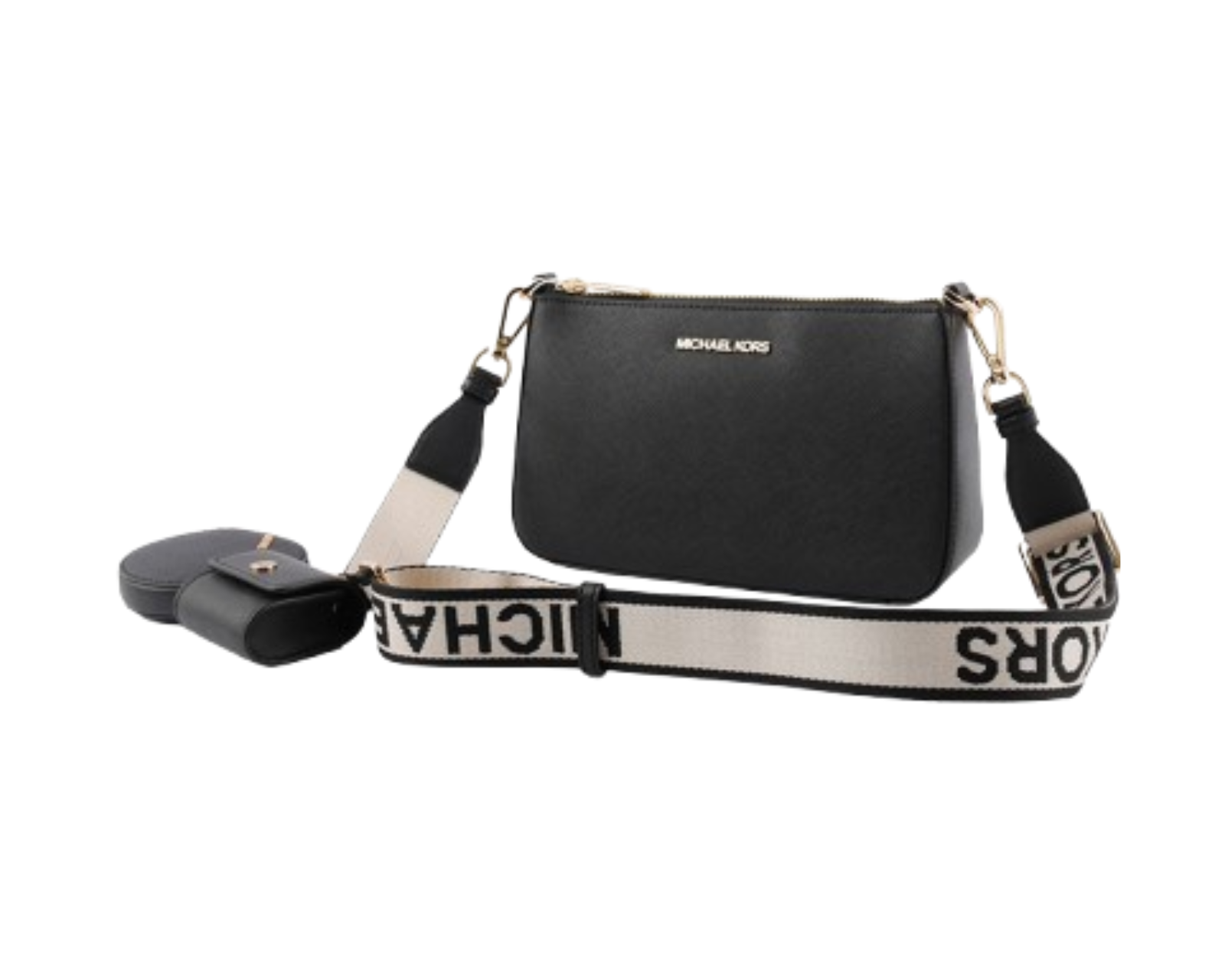 Foto 5 pulgar | Bolsa Michael Kors Jet Set Crossbody 35s3gtvc57 Color Negro