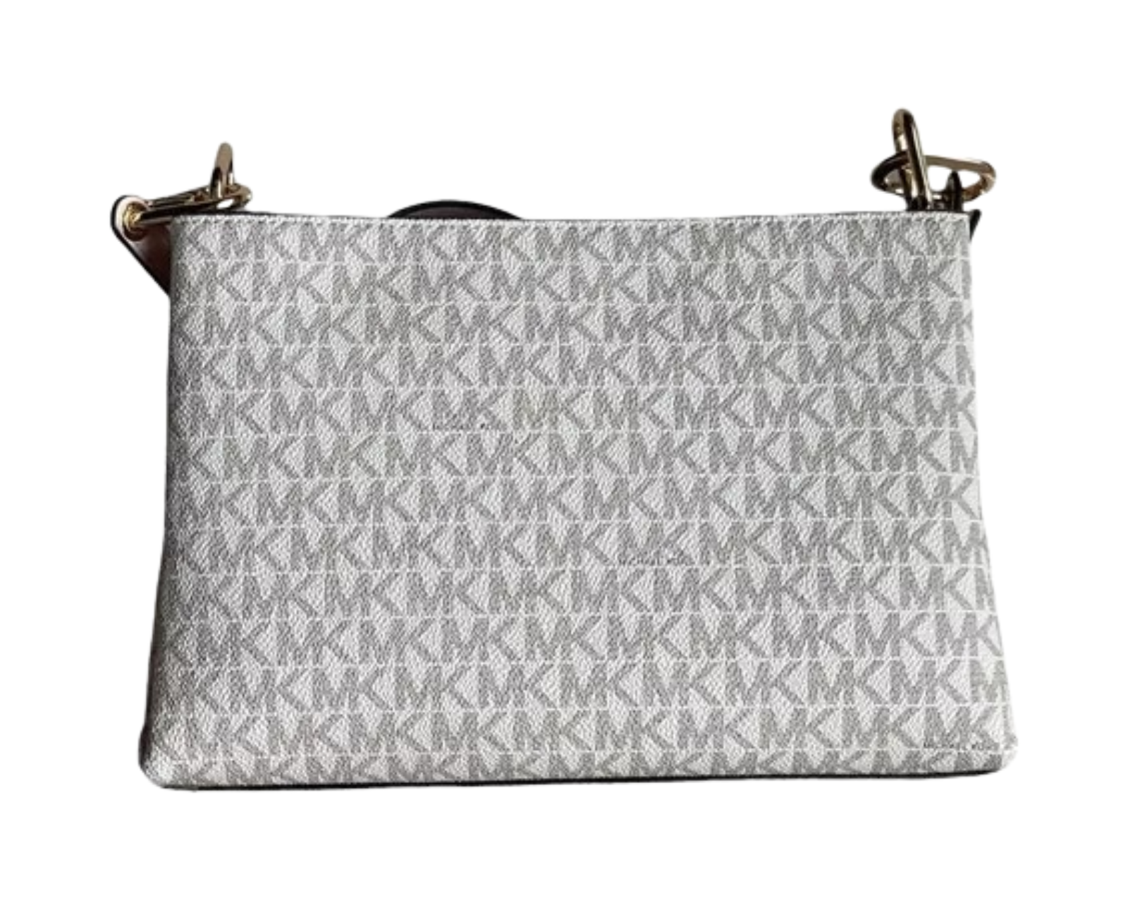 Foto 3 pulgar | Bolsa Michael Kors Trisha Logo Crossbody 35h1g9tc8b Color Blanco