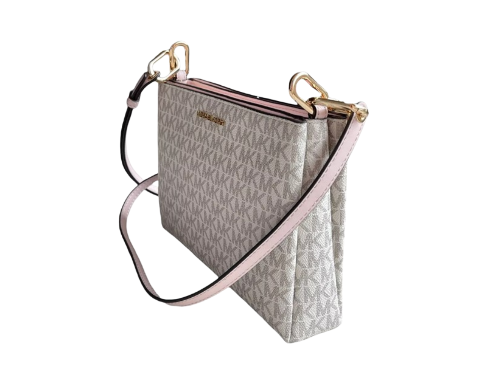 Foto 4 | Bolsa Michael Kors Trisha Logo Crossbody 35h1g9tc8b Color Blanco