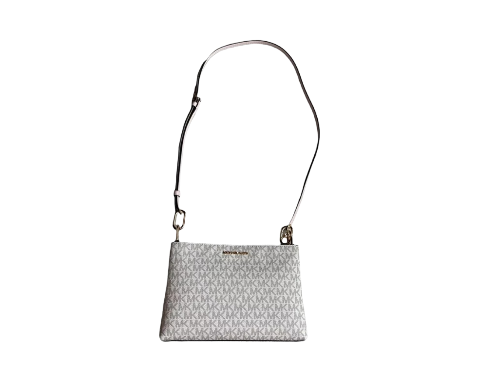 Foto 7 pulgar | Bolsa Michael Kors Trisha Logo Crossbody 35h1g9tc8b Color Blanco