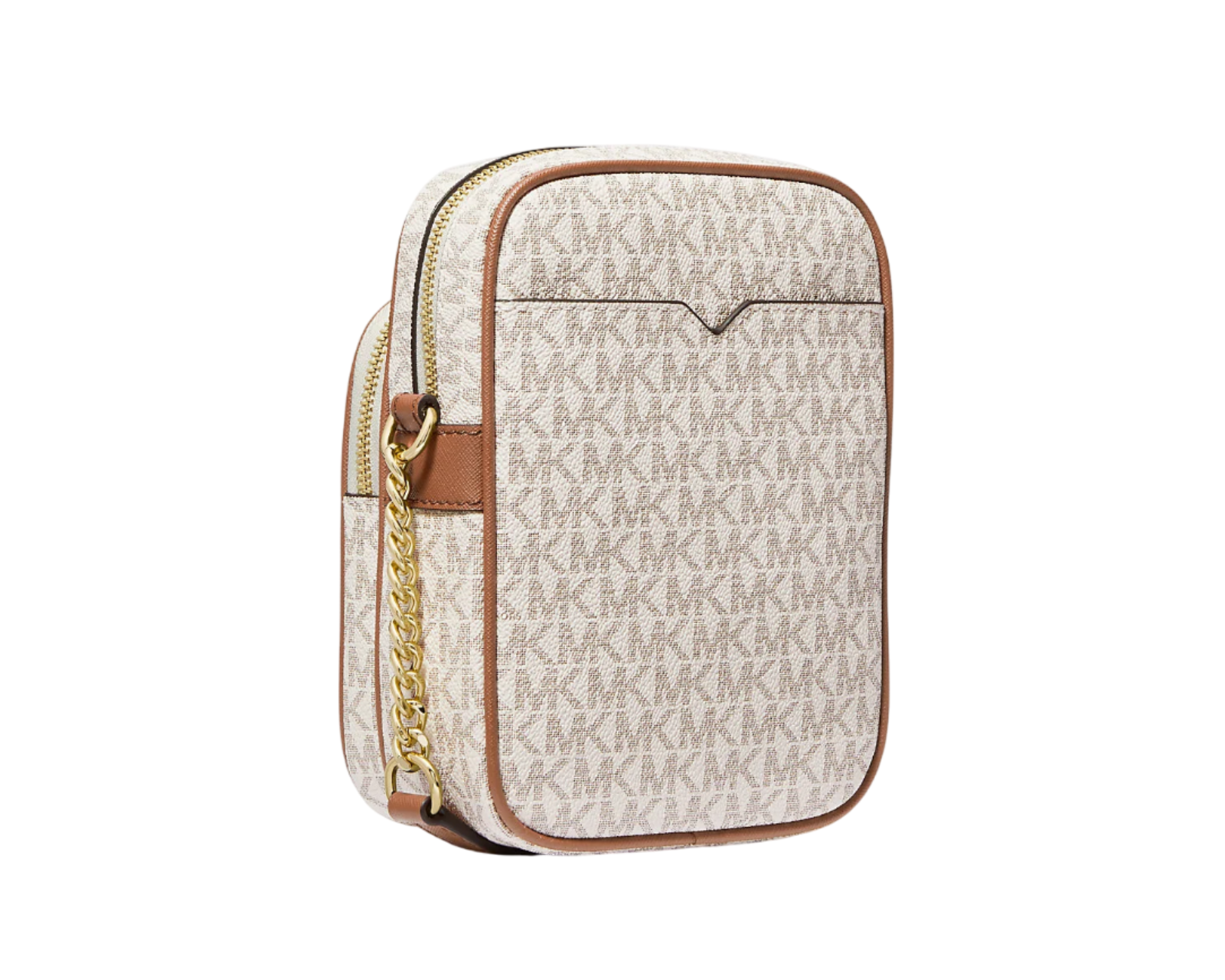Foto 4 pulgar | Bolsa Crossbody Michael Kors Jet Set Travel Logo 35f1gtvc2b Beige