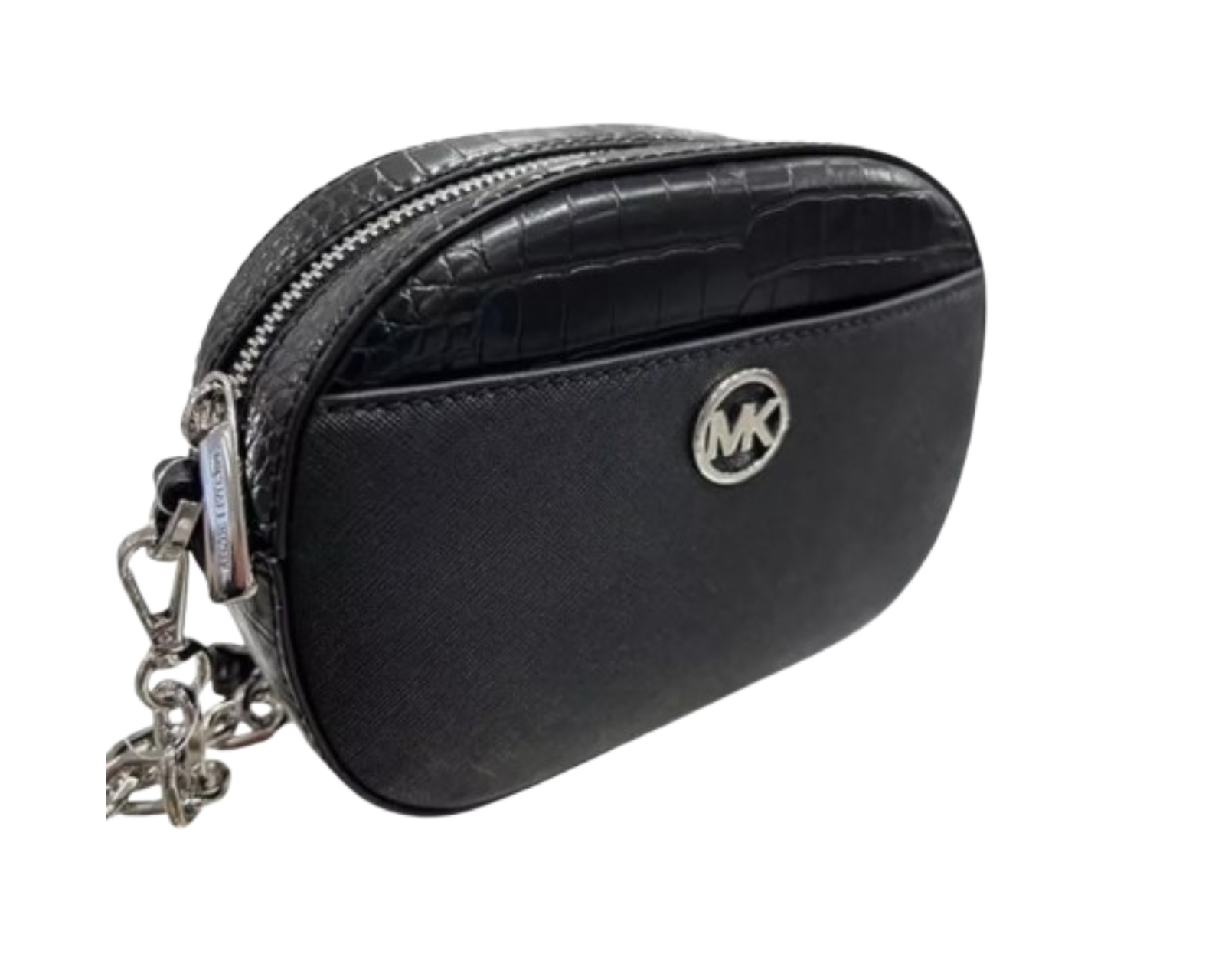 Foto 6 pulgar | Bolsa Crossbody Michael Kors Jet Set Glam 35h3s8gc1l Color Negro 35h3s8gc1l