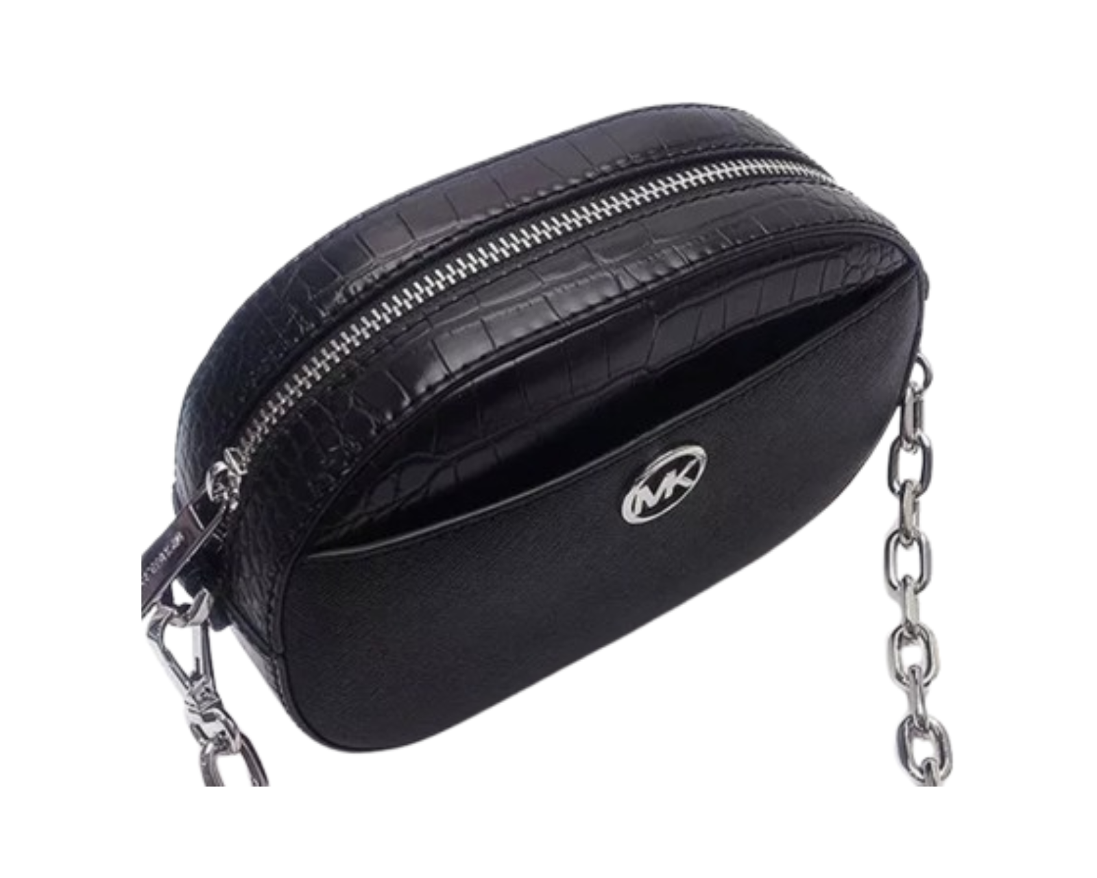 Foto 7 pulgar | Bolsa Crossbody Michael Kors Jet Set Glam 35h3s8gc1l Color Negro 35h3s8gc1l