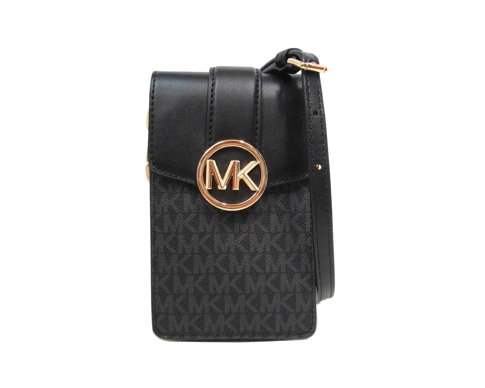 Foto 2 | Bolsa para Celular Michael Kors Carmen Logo Crossbody 35s2gnmc5b Negra