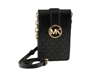 Foto 5 | Bolsa para Celular Michael Kors Carmen Logo Crossbody 35s2gnmc5b Negra