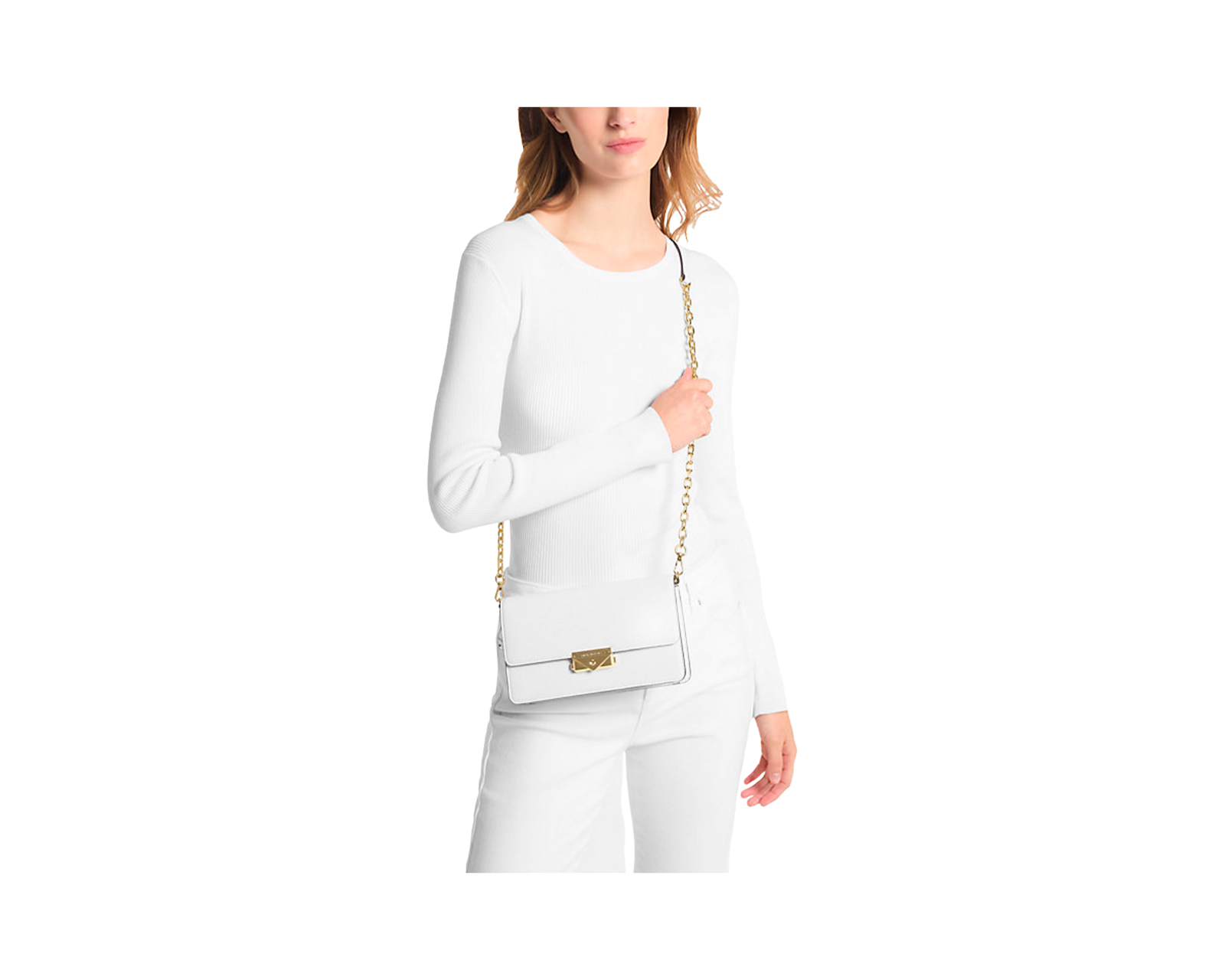 Foto 5 pulgar | Bolsa Crossbody Michael Kors Cece 35r3g0ec6o Blanca