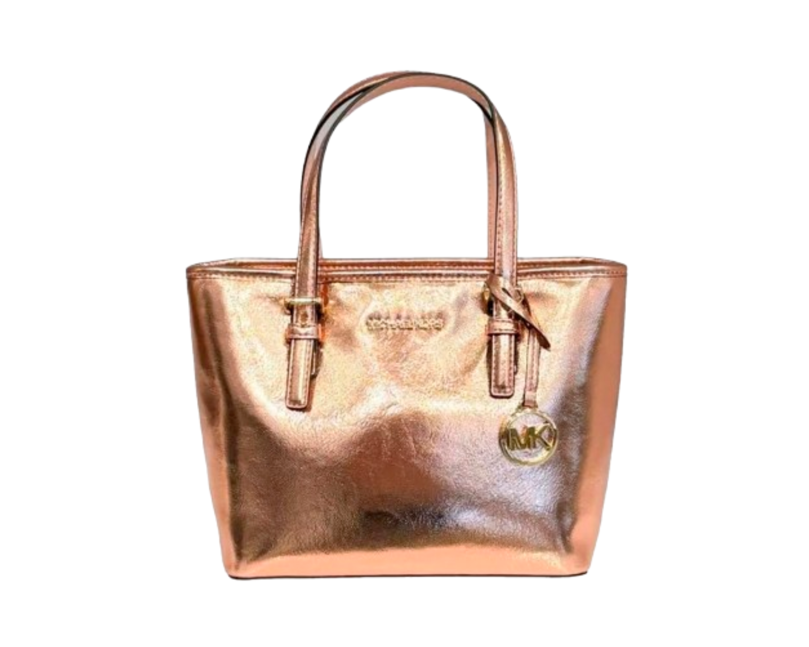 Foto 2 pulgar | Bolsa Crossbody Tote Michael Kors Jet Set Travel 35h3gtvt0m Rosa Gold