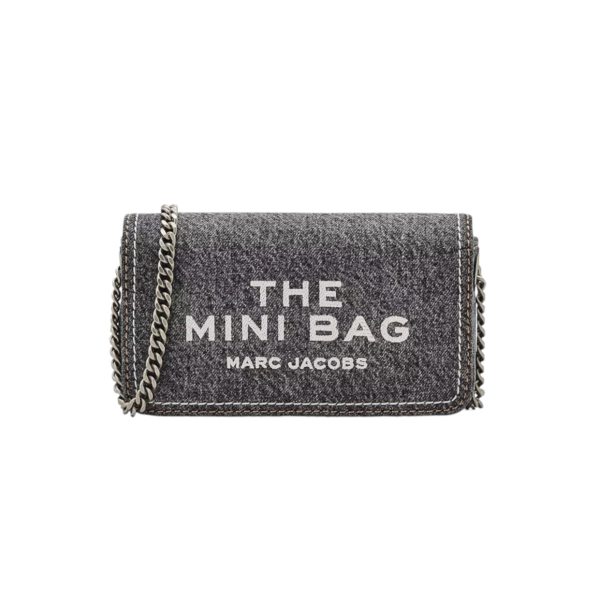 Foto 2 pulgar | The Mini Bag Marc Jacobs Denim Chain Black