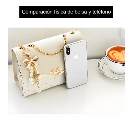 Foto 4 pulgar | Bolso De Mano Wünd Para Mujer Crossbody Exquisit Cuadrado Pequeño