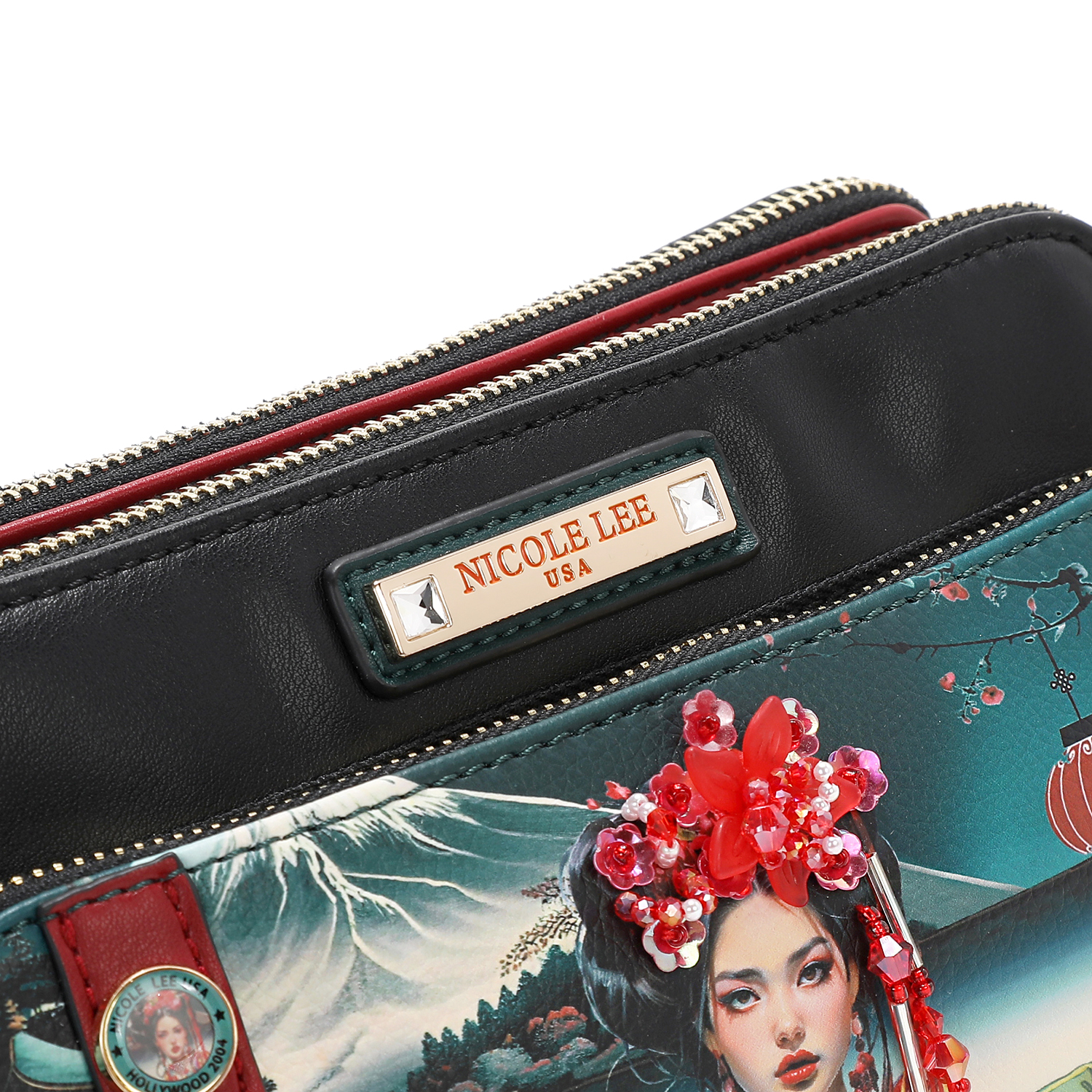 Foto 6 | Bolsa Cruzada Nicole Lee Estamapada Akiko La Belleza