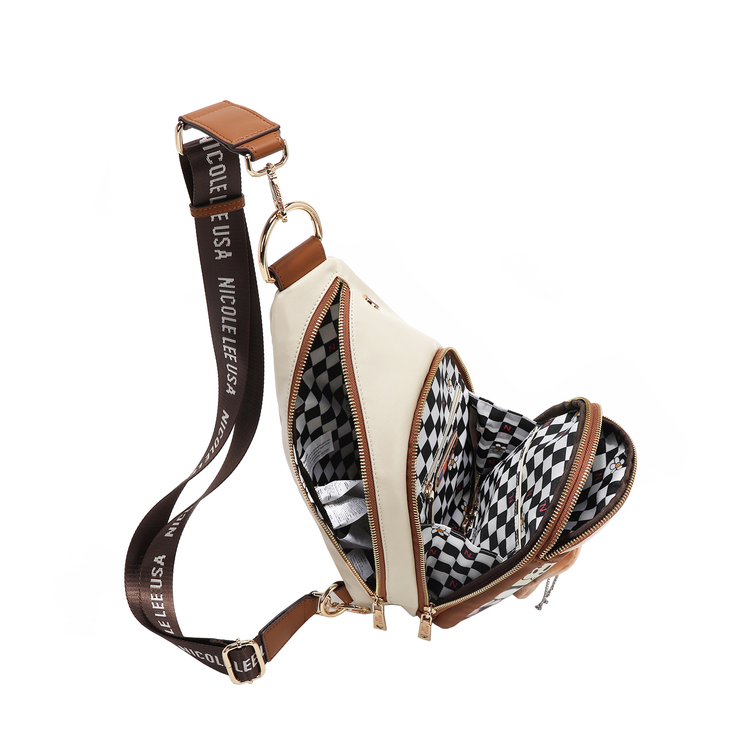 Foto 5 pulgar | Bolsa Bandolera Nicole Lee Cartera Extra Print Big Brother