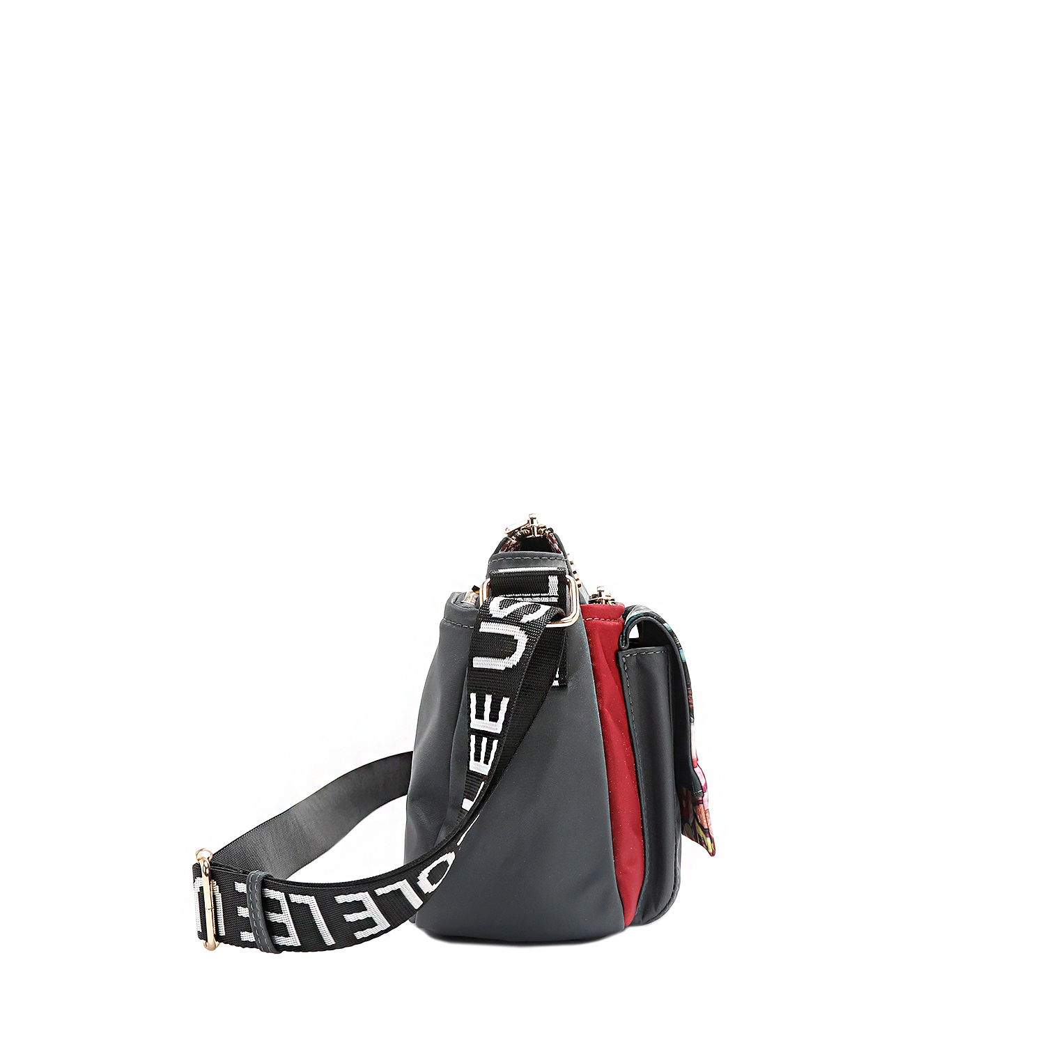 Foto 3 | Bolsa Cruzada Nicole Lee De Nylon Estampada Akiko