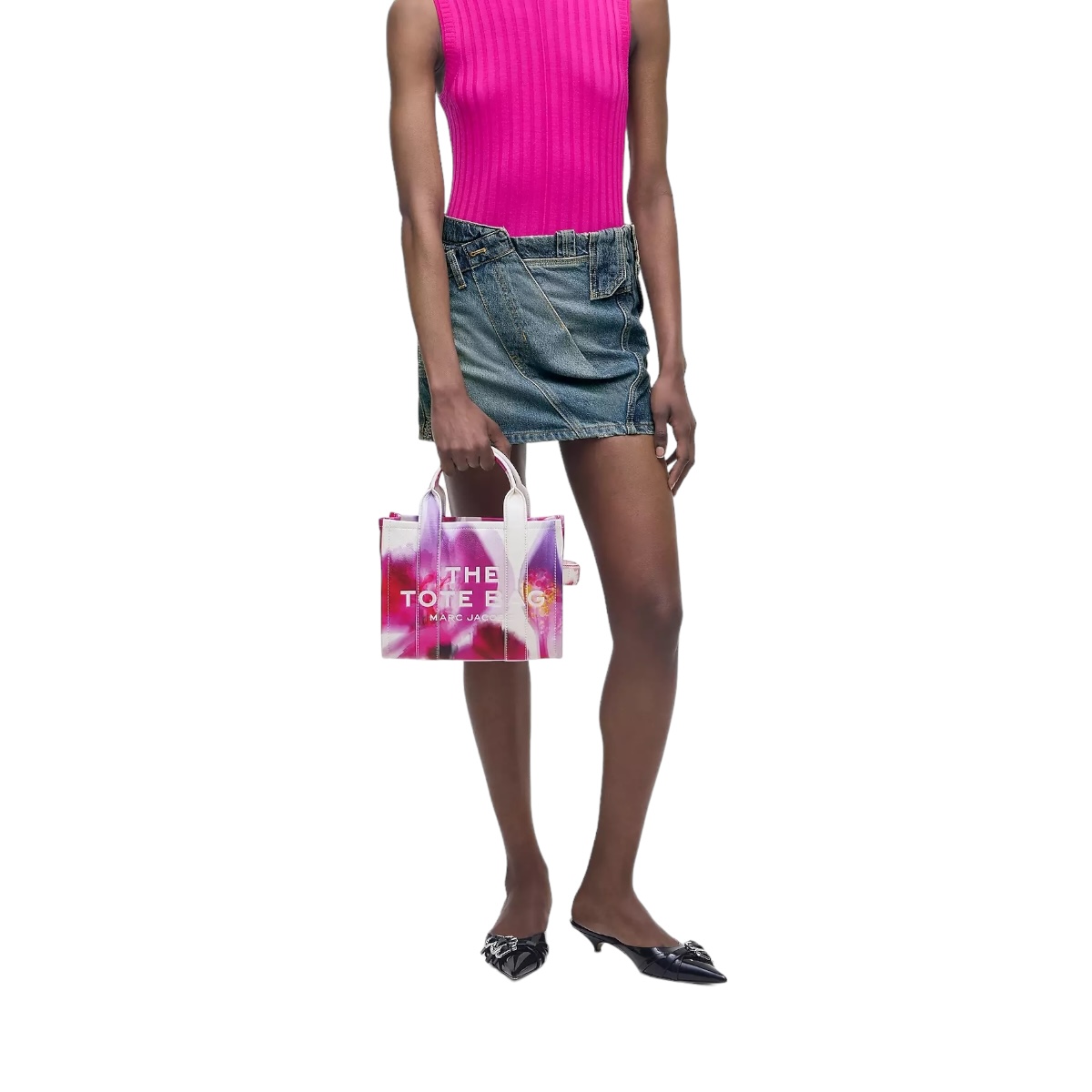 Foto 8 pulgar | Tote Marc Jacobs Piel Floral Multicolor Chica