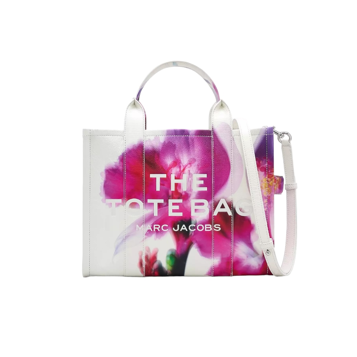 Foto 2 pulgar | Tote Marc Jacobs Piel Floral Multicolor Mediana