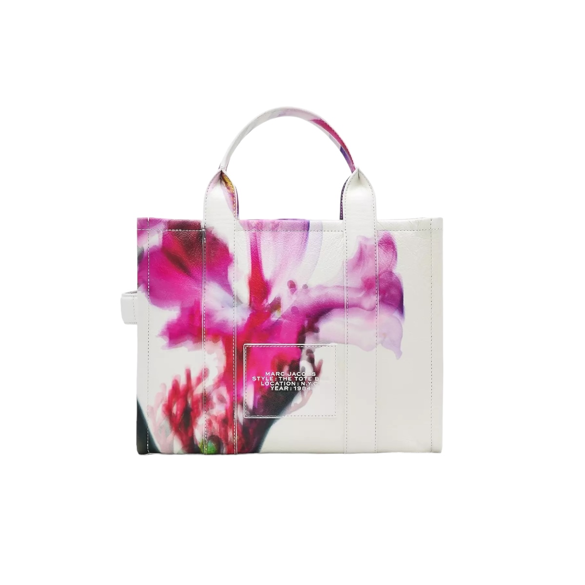 Foto 3 pulgar | Tote Marc Jacobs Piel Floral Multicolor Mediana