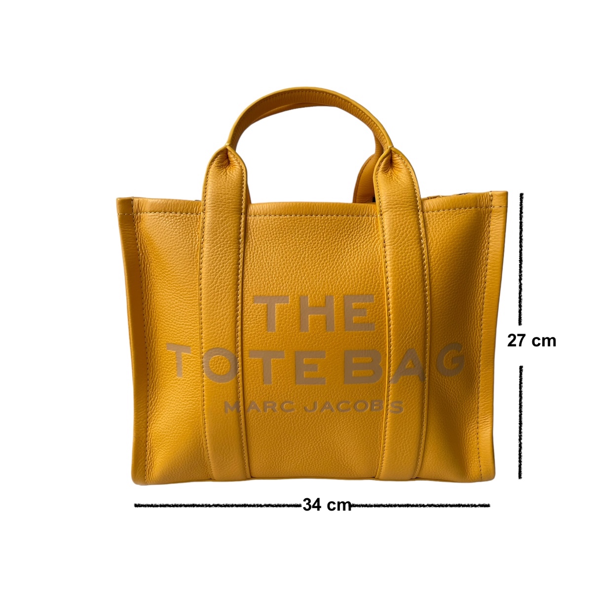 Tote Marc Jacobs Piel Moztaza Artisan Gold Mediana