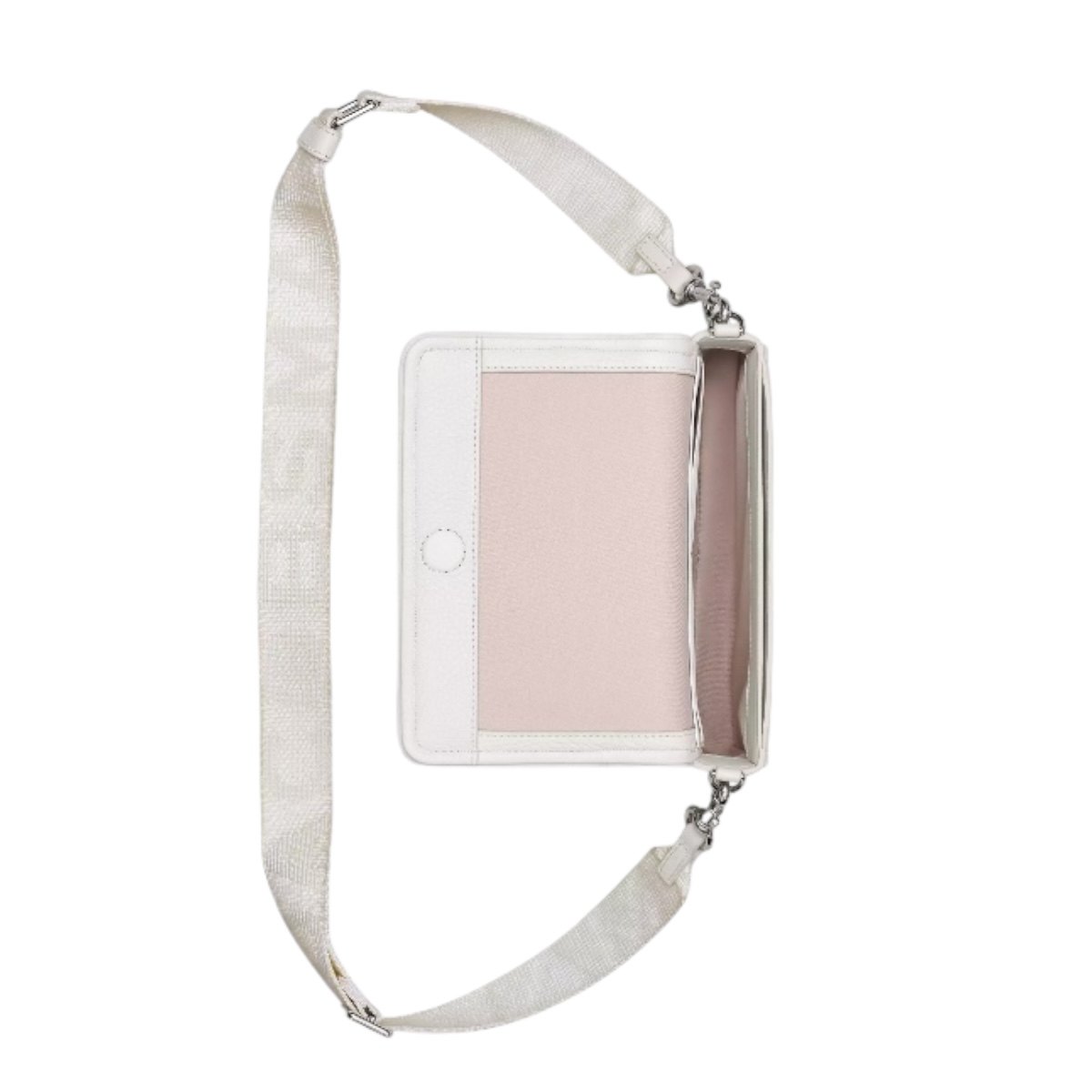 Foto 4 | Bolsa Marc Jacobs The Mini Bag Piel White