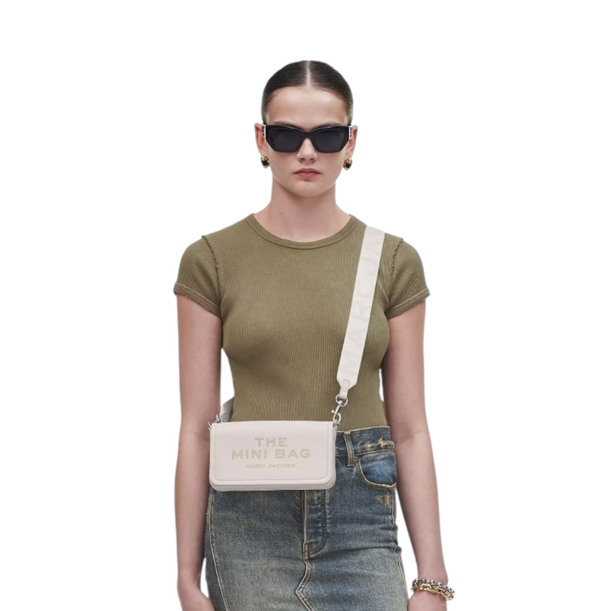 Foto 6 pulgar | Bolsa Marc Jacobs The Mini Bag Piel White