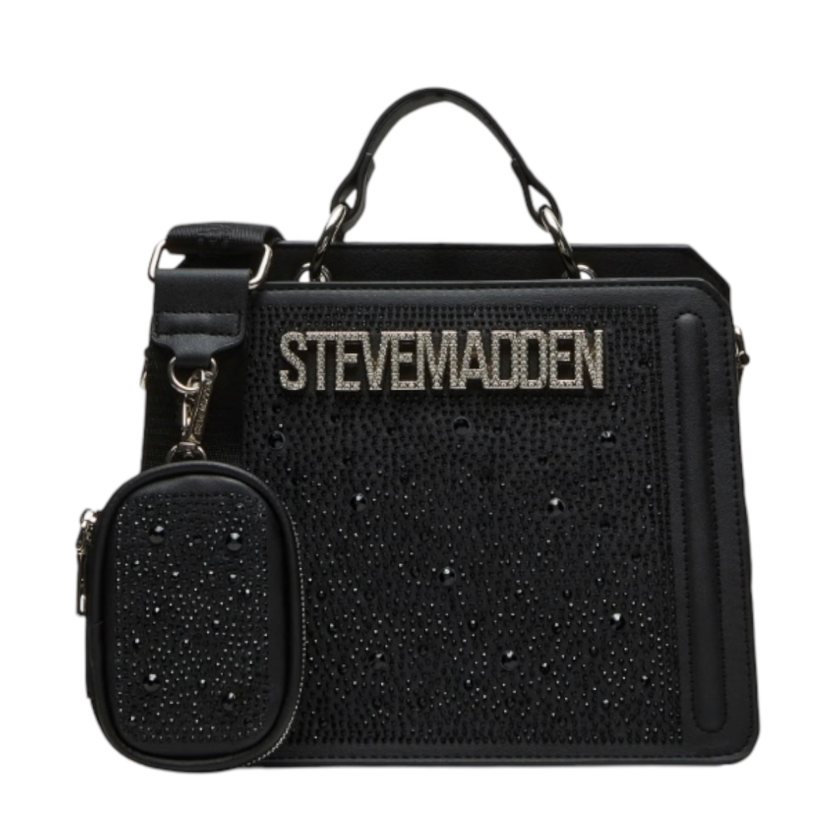 Foto 2 pulgar | Bolsa Steve Madden Bevelyn Rhinstones Black