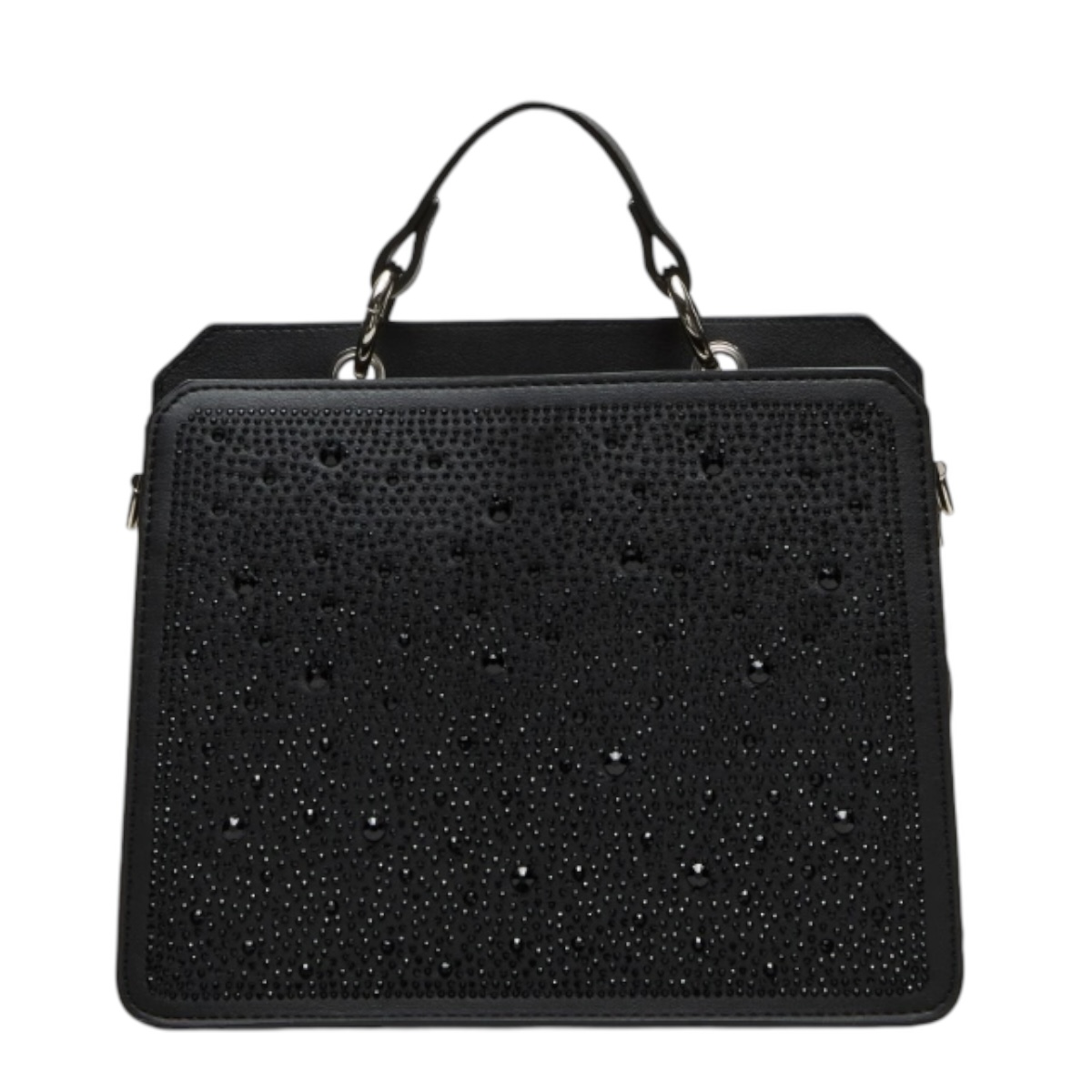 Foto 2 | Bolsa Steve Madden Bevelyn Rhinstones Black