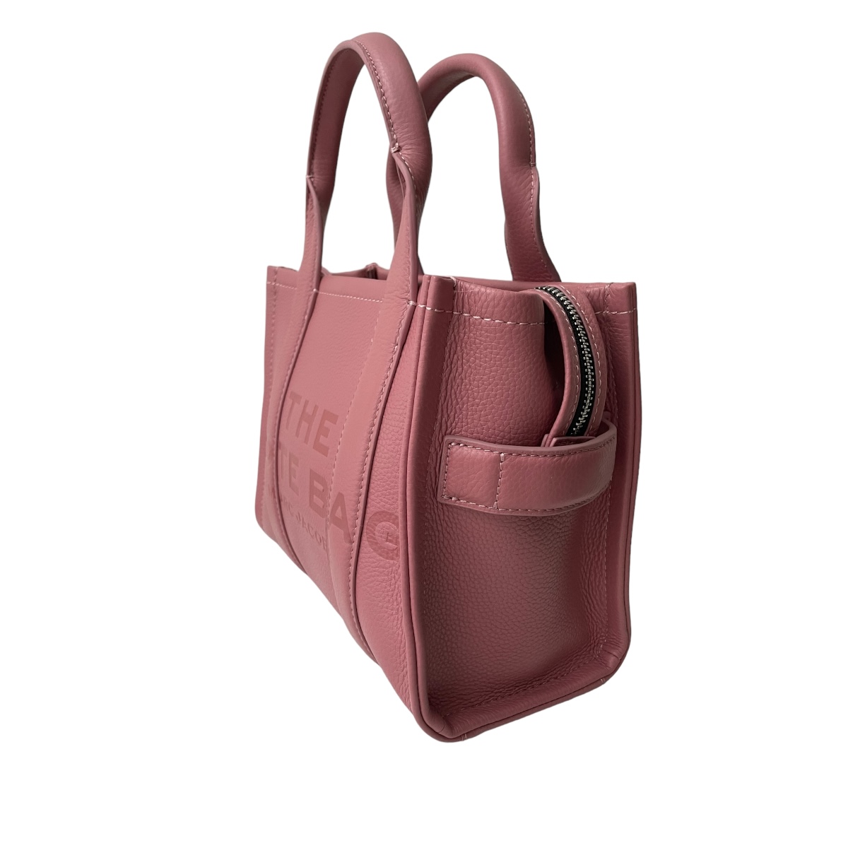 Foto 3 | Tote Marc Jacobs Piel Rosa Lilas Chica