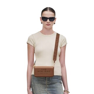 Foto 5 | Bolsa Marc Jacobs The Mini Bag Piel Oil
