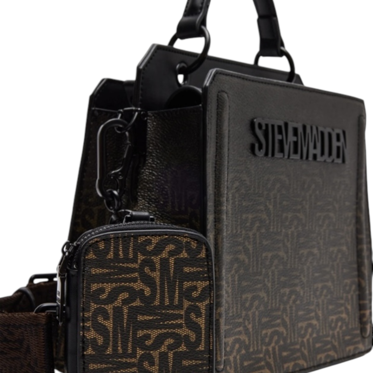 Foto 4 | Bolsa Steve Madden Bevelyn Logo Honey