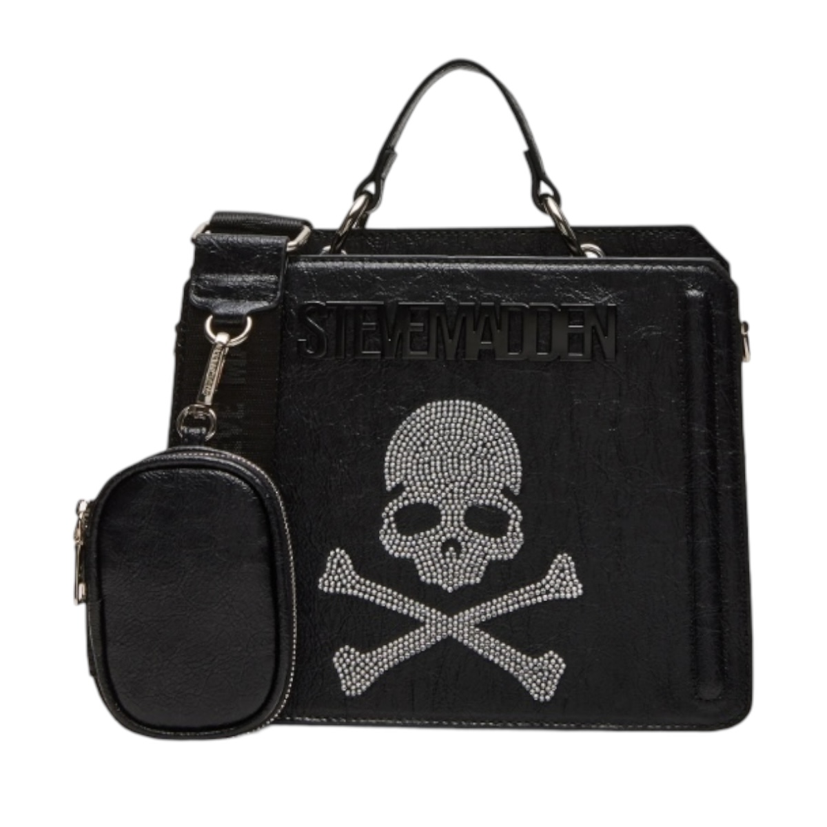 Foto 1 | Bolsa Steve Madden Bevelyn Skull Black