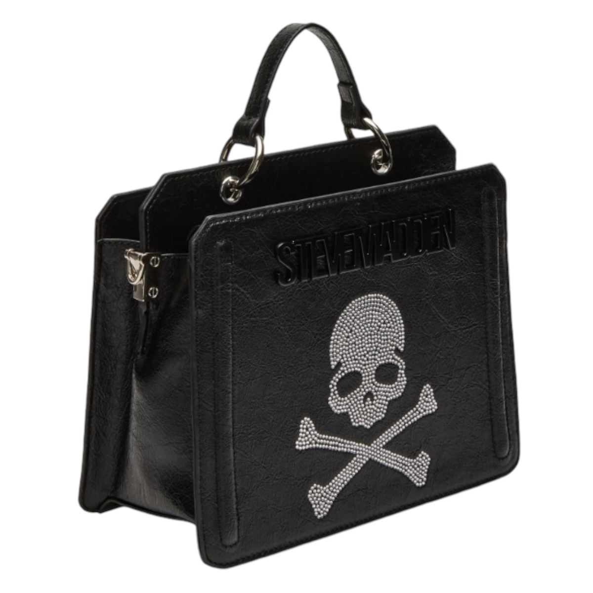 Foto 3 | Bolsa Steve Madden Bevelyn Skull Black